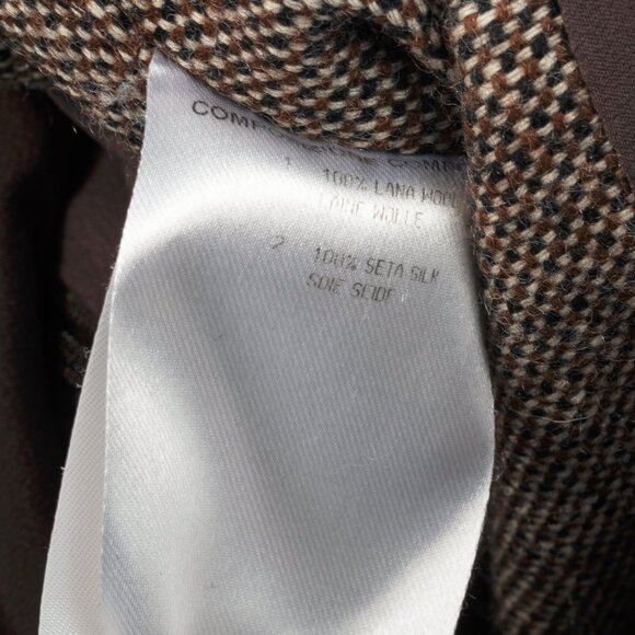 Alexander McQueen AW/05 Runway Brown Wool Tweed Crossover-Waist Dress - Picture 9 of 10